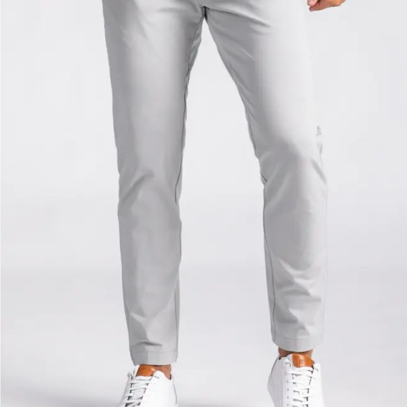 BYLT Basics Other - BYLT Basics Light Gray Chino Pants